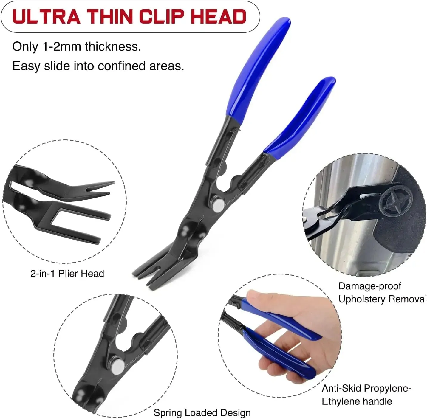 19 Pcs Auto Trim Removal Tool Set Blue