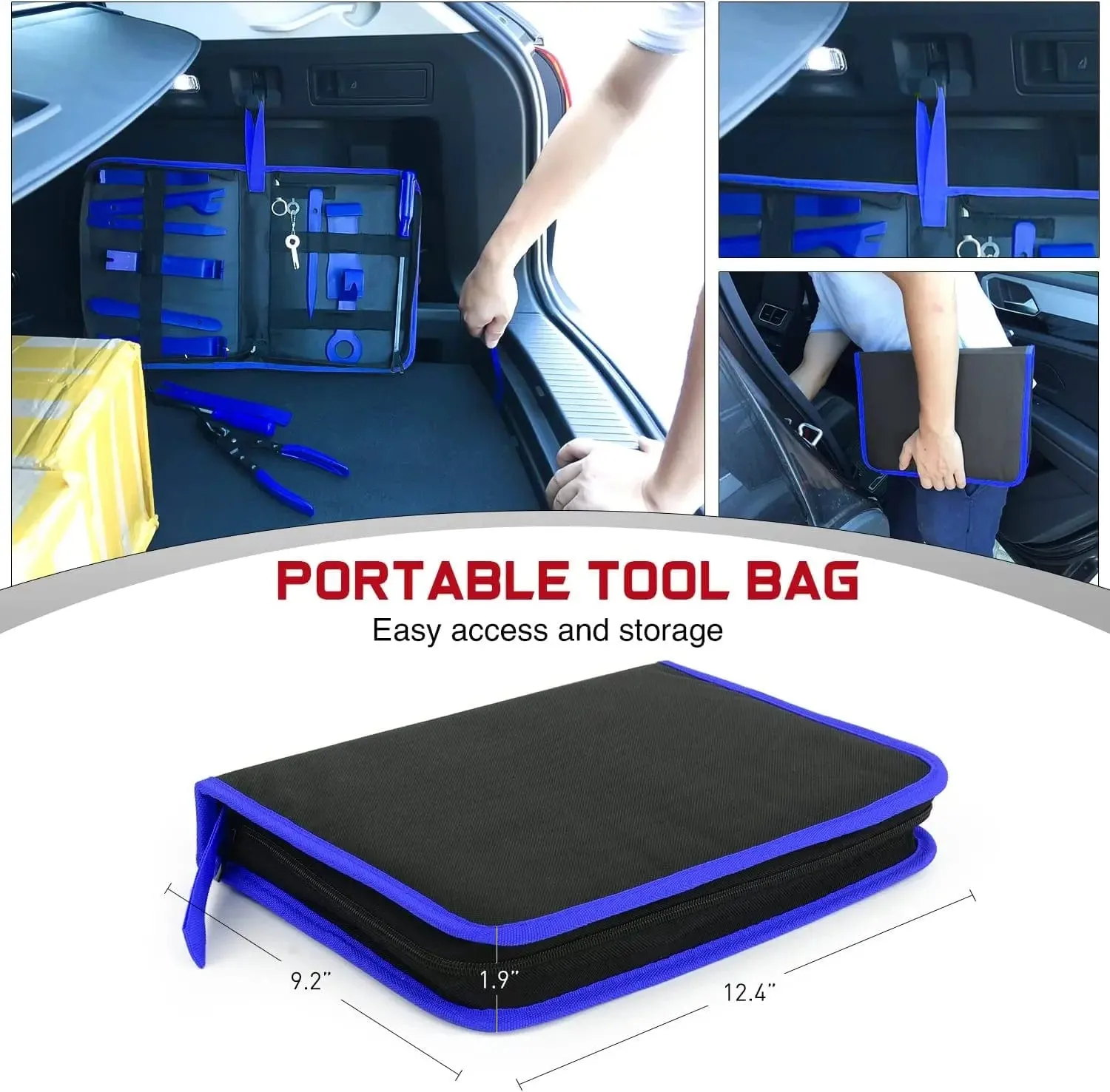 19 Pcs Auto Trim Removal Tool Set Blue