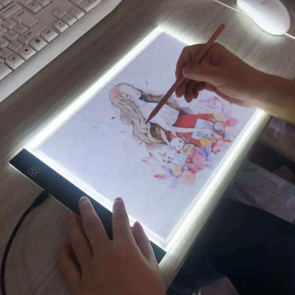 A4 A5 Ultra-Thin LED Drawing Tablet for Tracing & Sketching