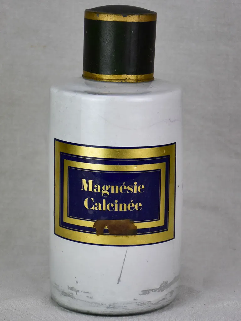 Antique French apothecary jar - Magnesie calcinee
