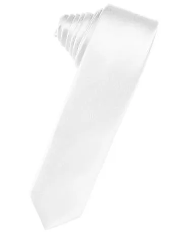 Apple Luxury Satin Skinny Necktie