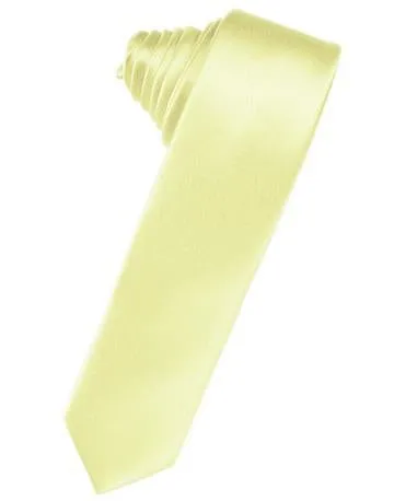 Apple Luxury Satin Skinny Necktie