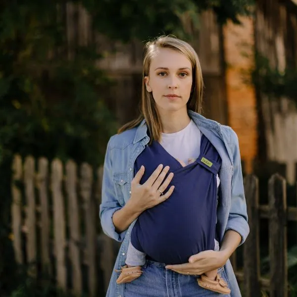 Boba Bliss Buckled Wrap Carrier v2 - Navy