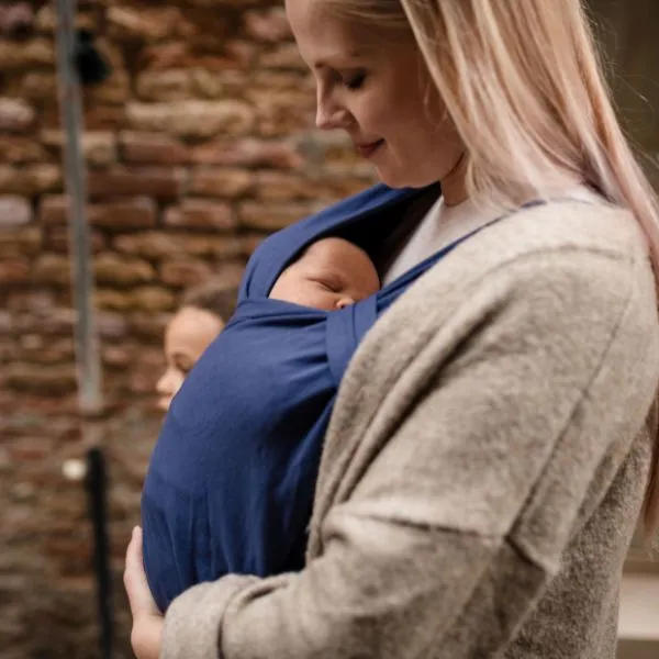 Boba Bliss Buckled Wrap Carrier v2 - Navy