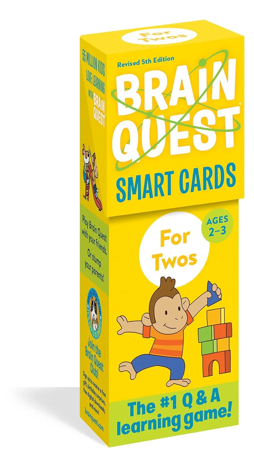 Brain Quest Smart Cards For Twos Ages 2-3 Revised 5th Edition