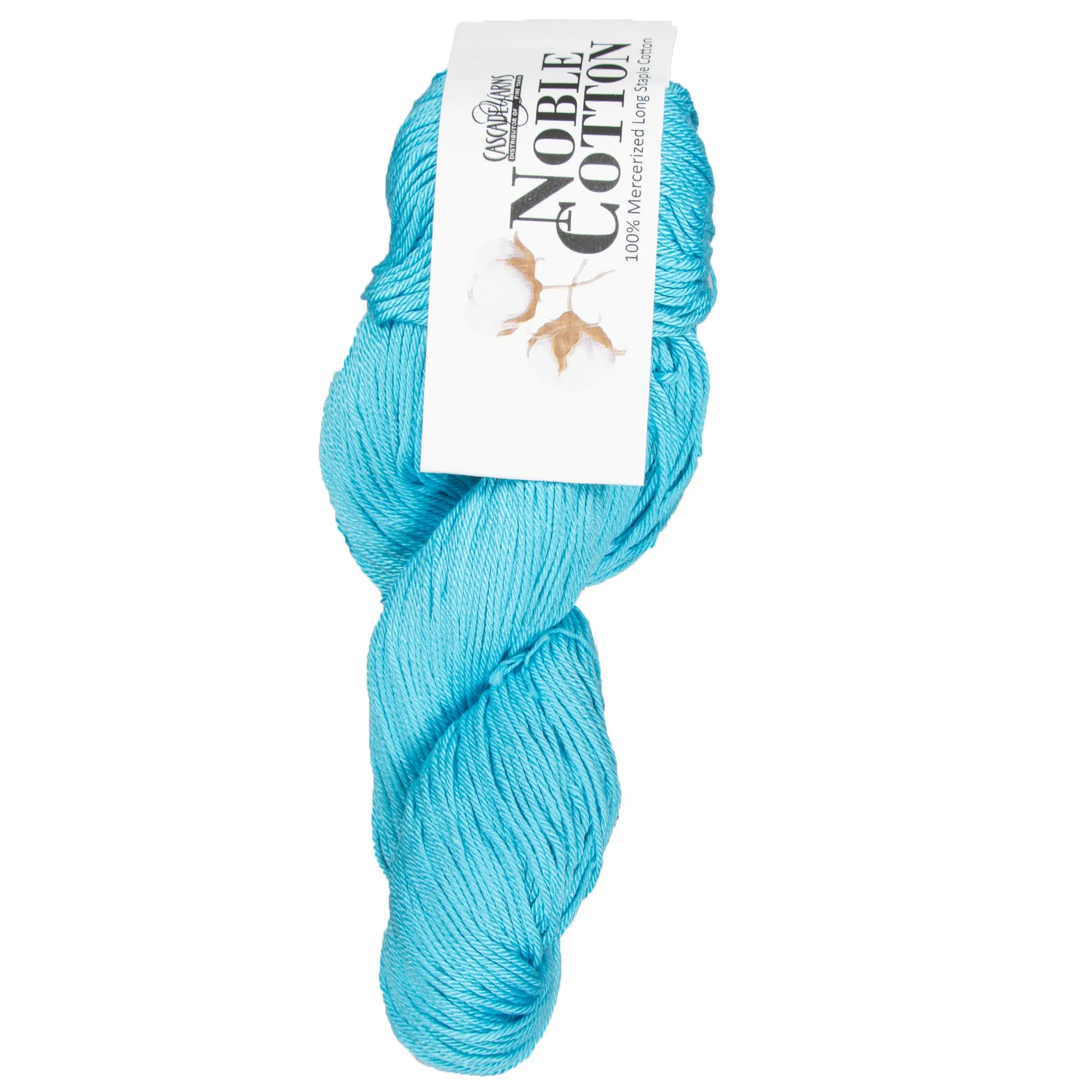 Cascade Yarns Noble Cotton Yarn - 42 Blue Turquoise
