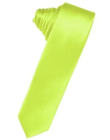 Chocolate Luxury Satin Skinny Necktie