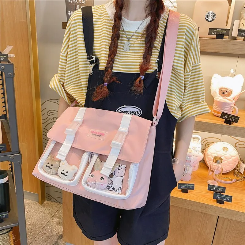 Christmas Gift 2021 Women Chest Bag Cartoon Small Backpack Travel Crossbody Shoulder Bag Fashion Sports Handbag Girls Student School Backpack