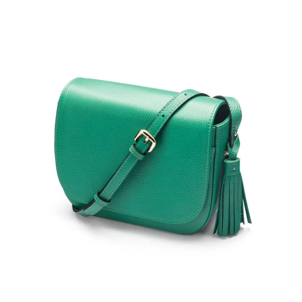 Clarice Tassel Bag - Emerald Green