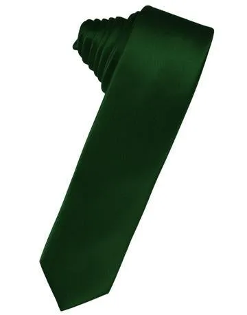 Coral Reef Luxury Satin Skinny Necktie