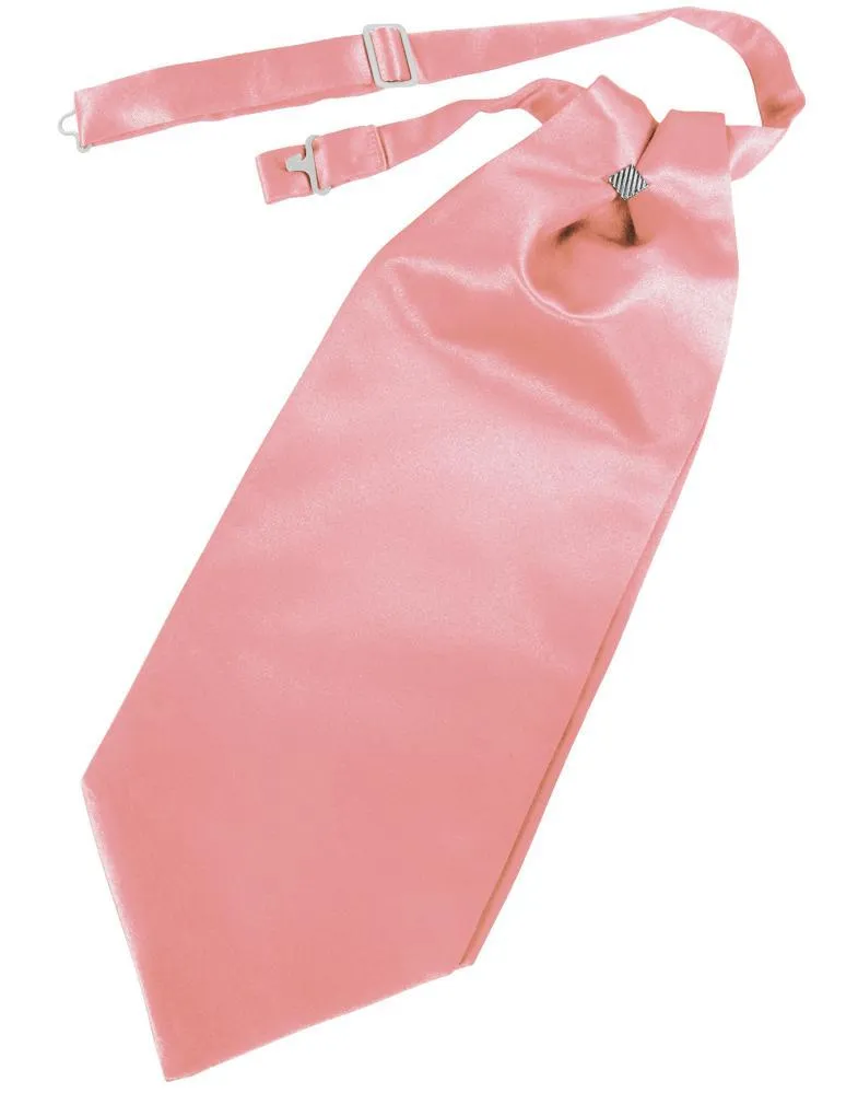 Coral Reef Solid Satin Kids Cravat