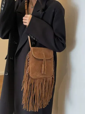 Fringe Tassel Crossbody Bag
