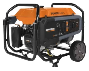 Generac GP Series 7677 Portable Generator, 30 A, 120 V, Oil, 3.7 gal Tank, 10.5 hr Run Time, Recoil Start :EA: QUANTITY: 1
