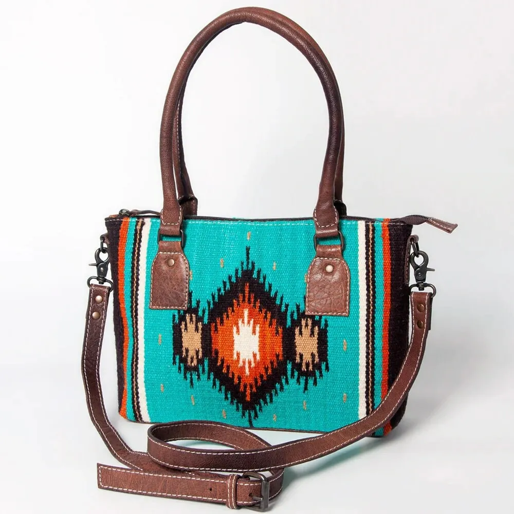 Gila River Western Leather Crossbody Purse
