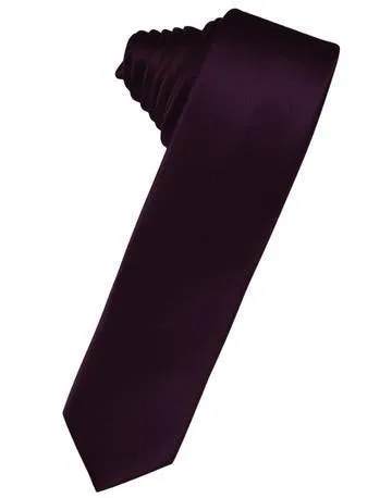 Golden Luxury Satin Skinny Necktie
