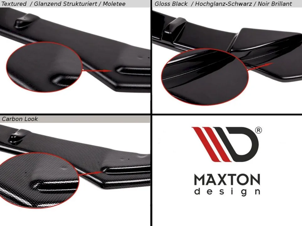 Maxton Design - REAR SIDE SPLITTERS SKODA SUPERB MK3 FL (2019-)