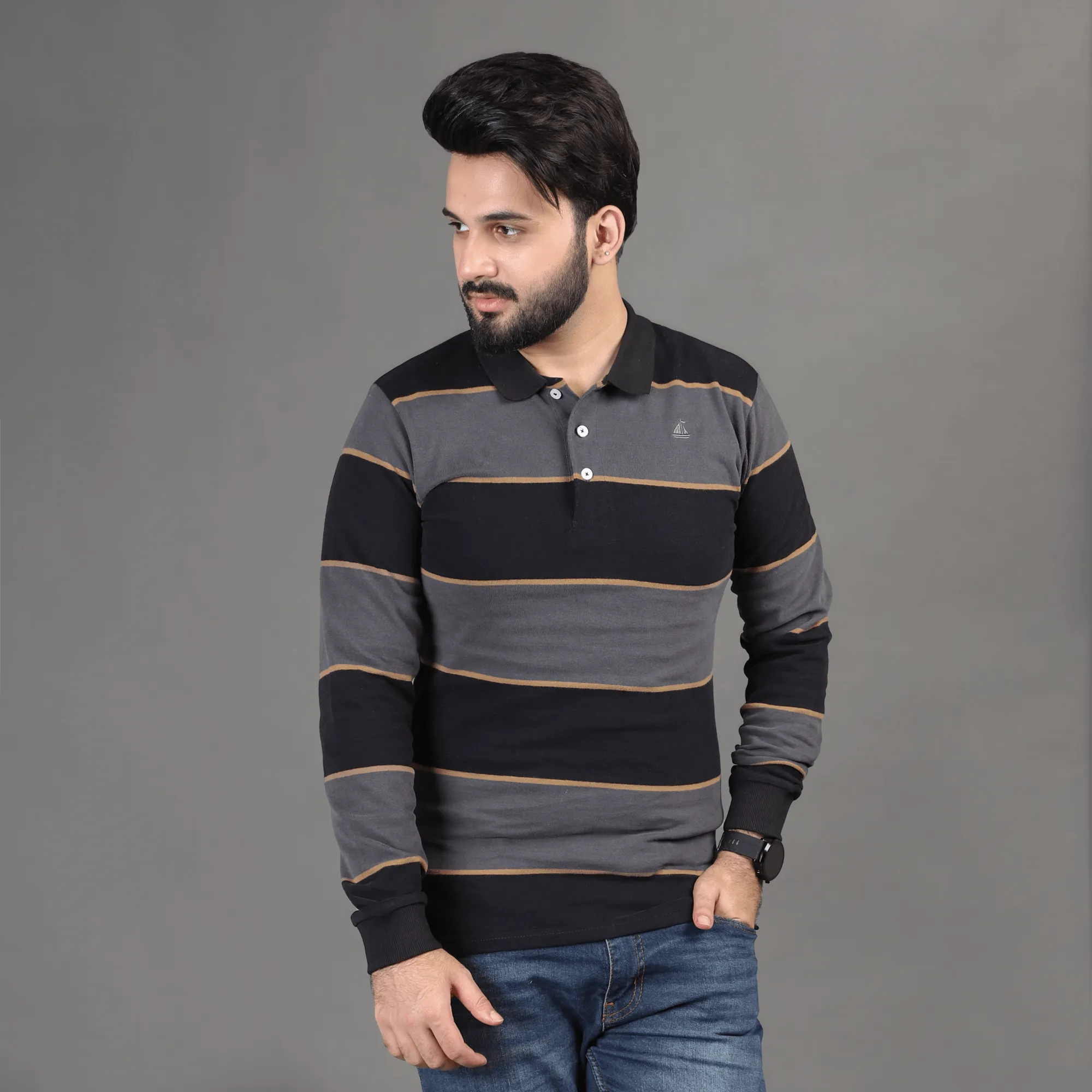 MEN'S SUPERB STRIPER RUGBY