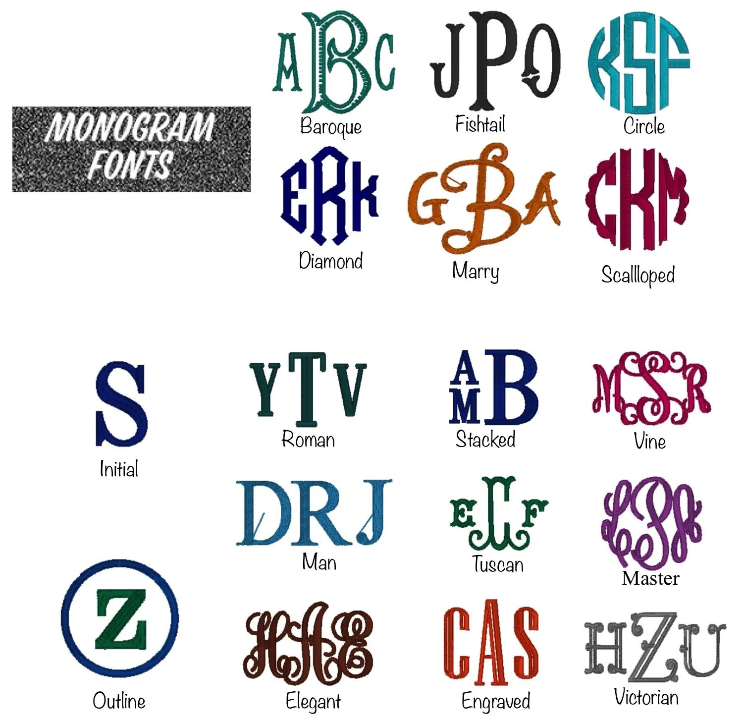 Monogrammed Nylon Backpack