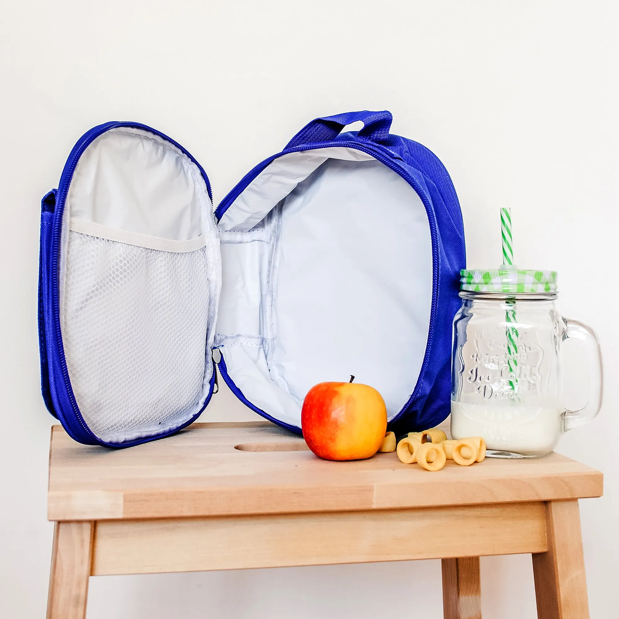 Personalised Blue 'Comic' Lunch Bag