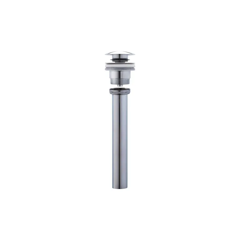 Plastic Drain Assembly in Chrome