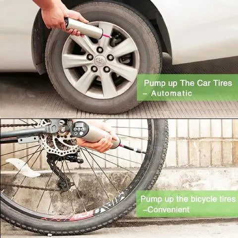 Portable Air Compressor Mini Air Tyre Car Inflator Hand Held Tire Pump