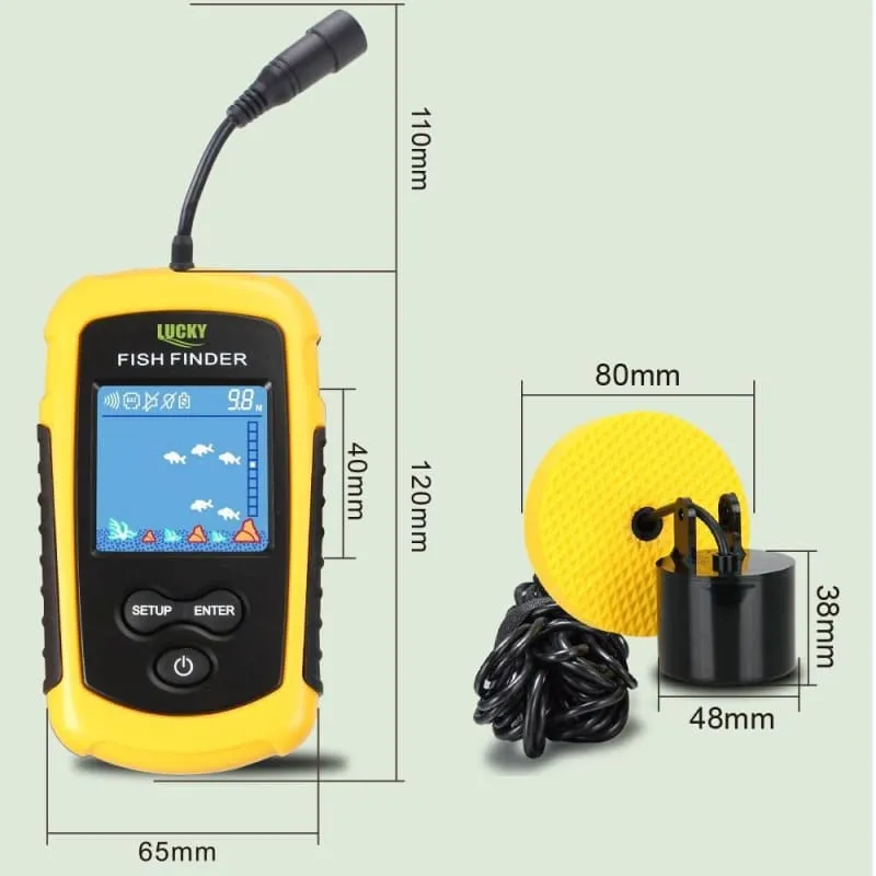 Portable Sonar LCD Fishing Tools
