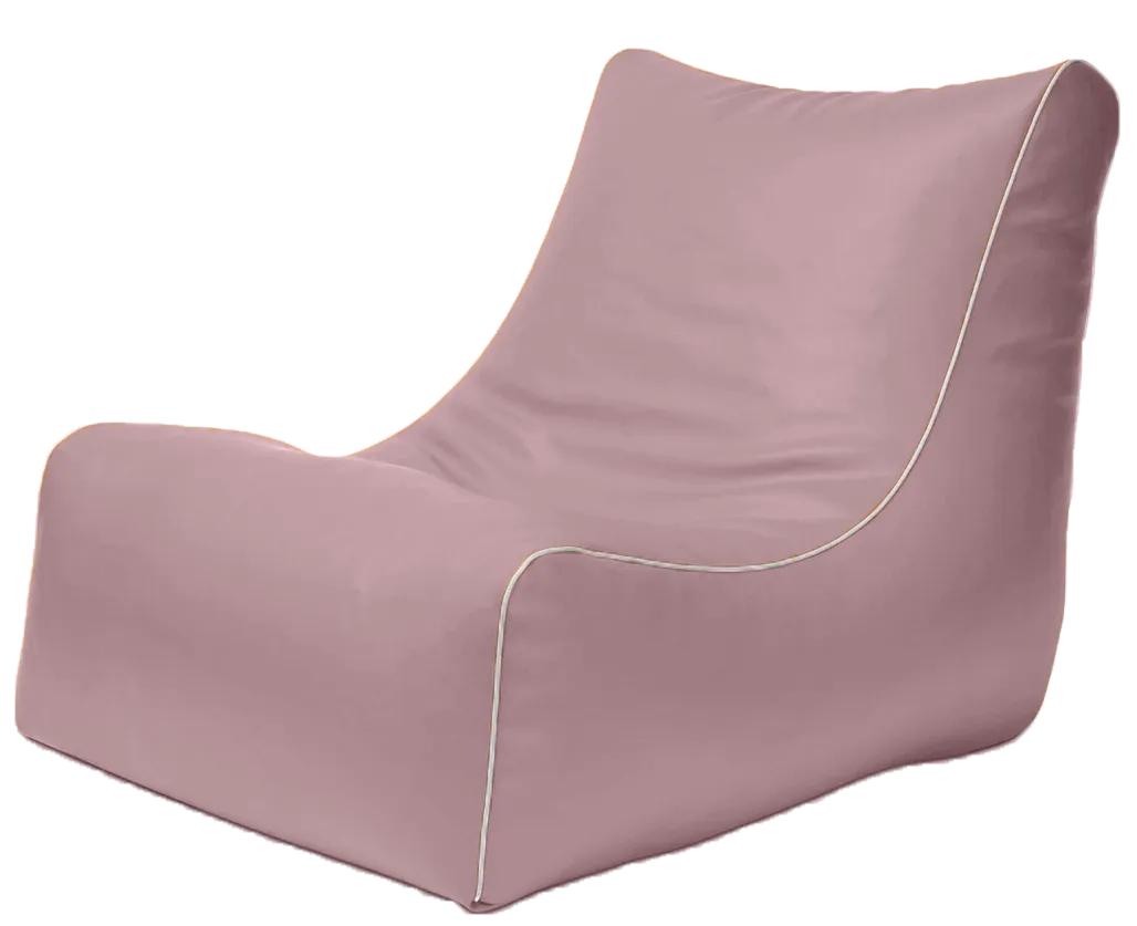 Retro L-Shape Vinyl Austex Bean Bag in Assorted Colours