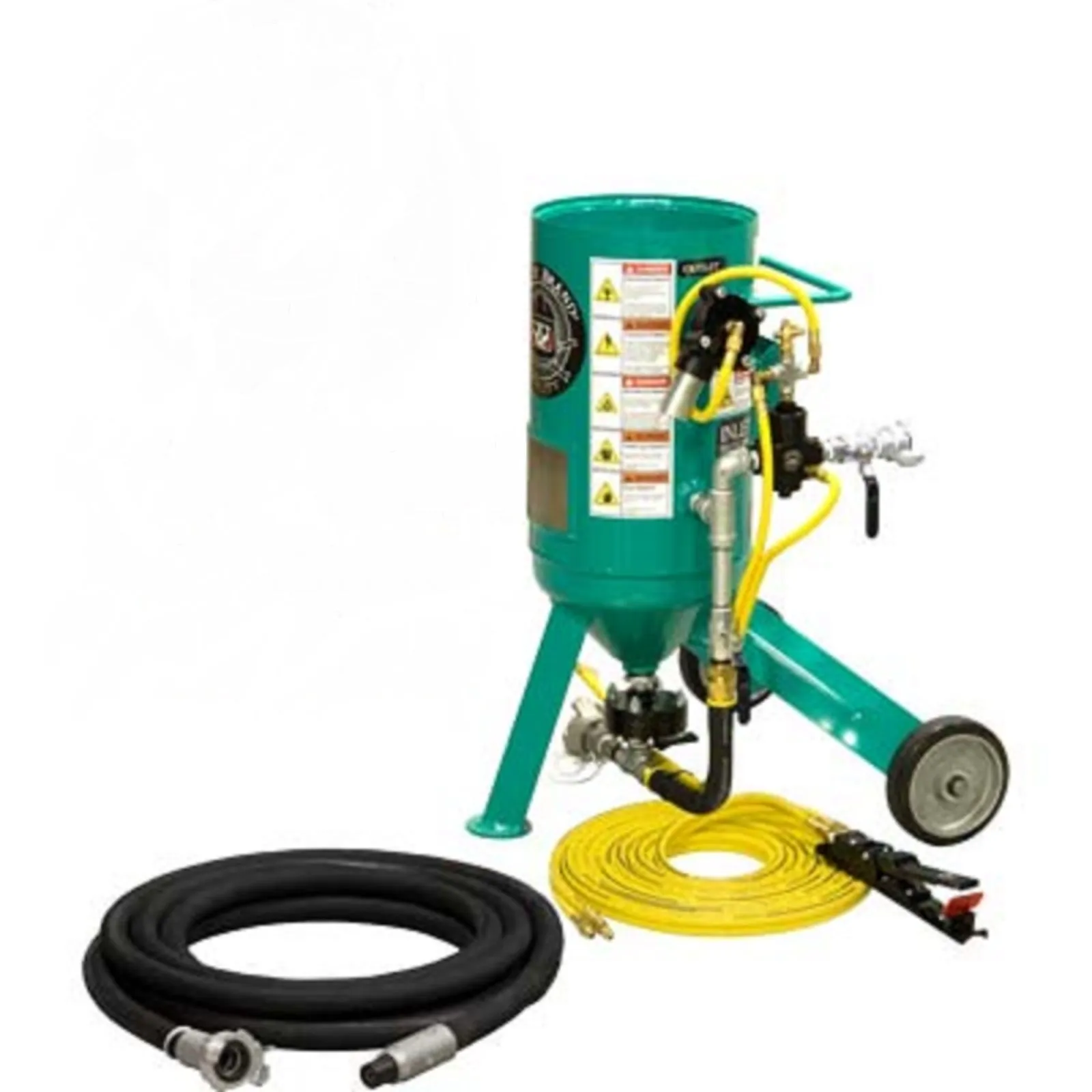 Small Portable Sandblaster Pirate Brand CPR Jr. .5 Cu. Ft.