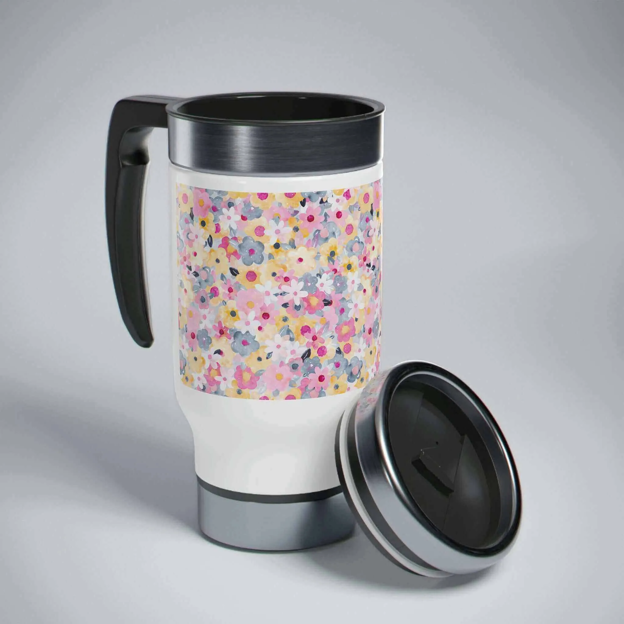 Stainless Steel Tumbler with Handle, 14oz