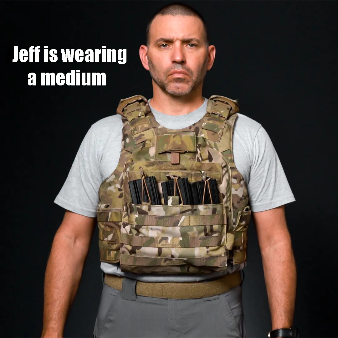 T3 Geronimo 2 Plate Carrier with Quad Release System - ABU Tiger - FINAL SALE