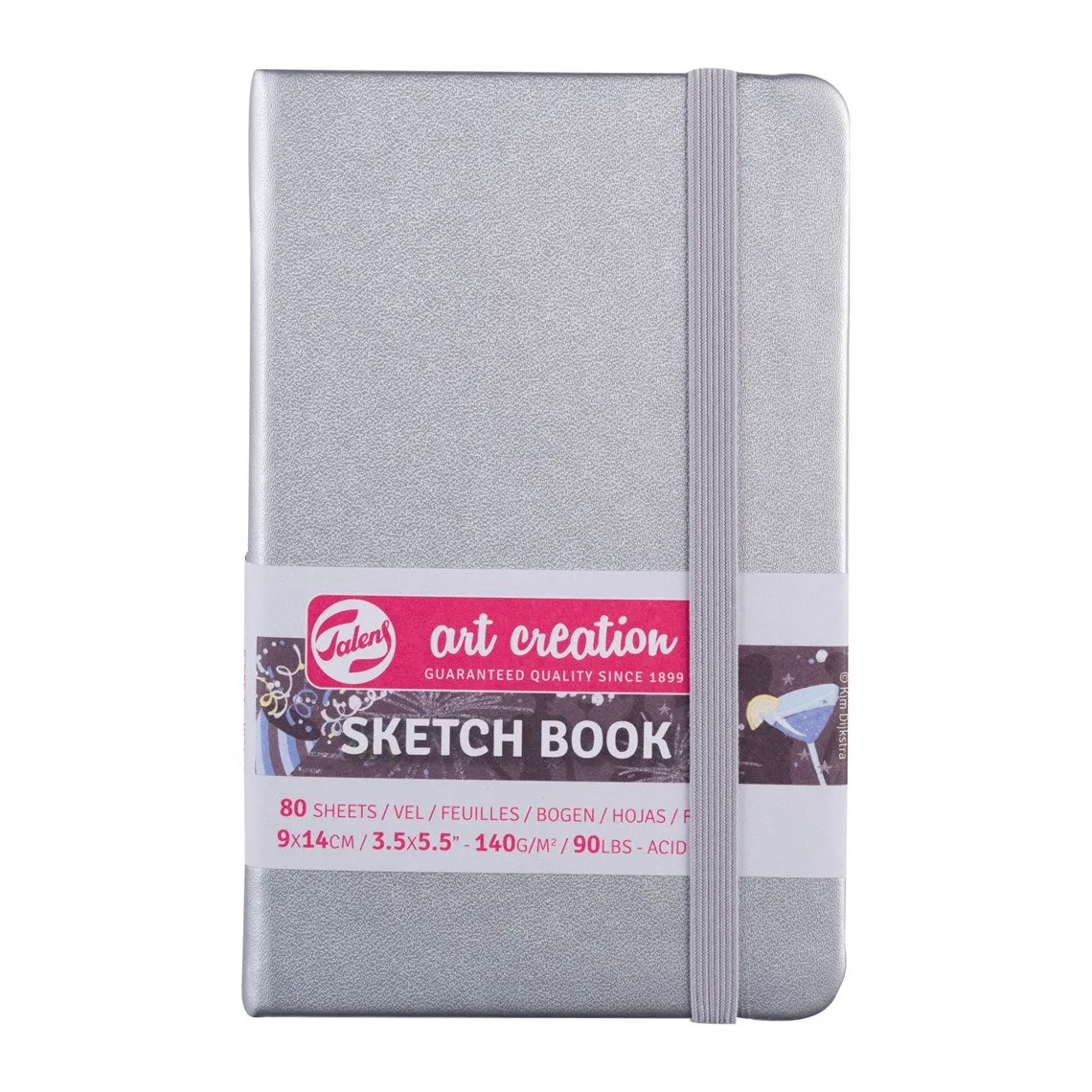 Talens Art Creation, 3.5 x 5.1" Sketchbook, Silver or Gold