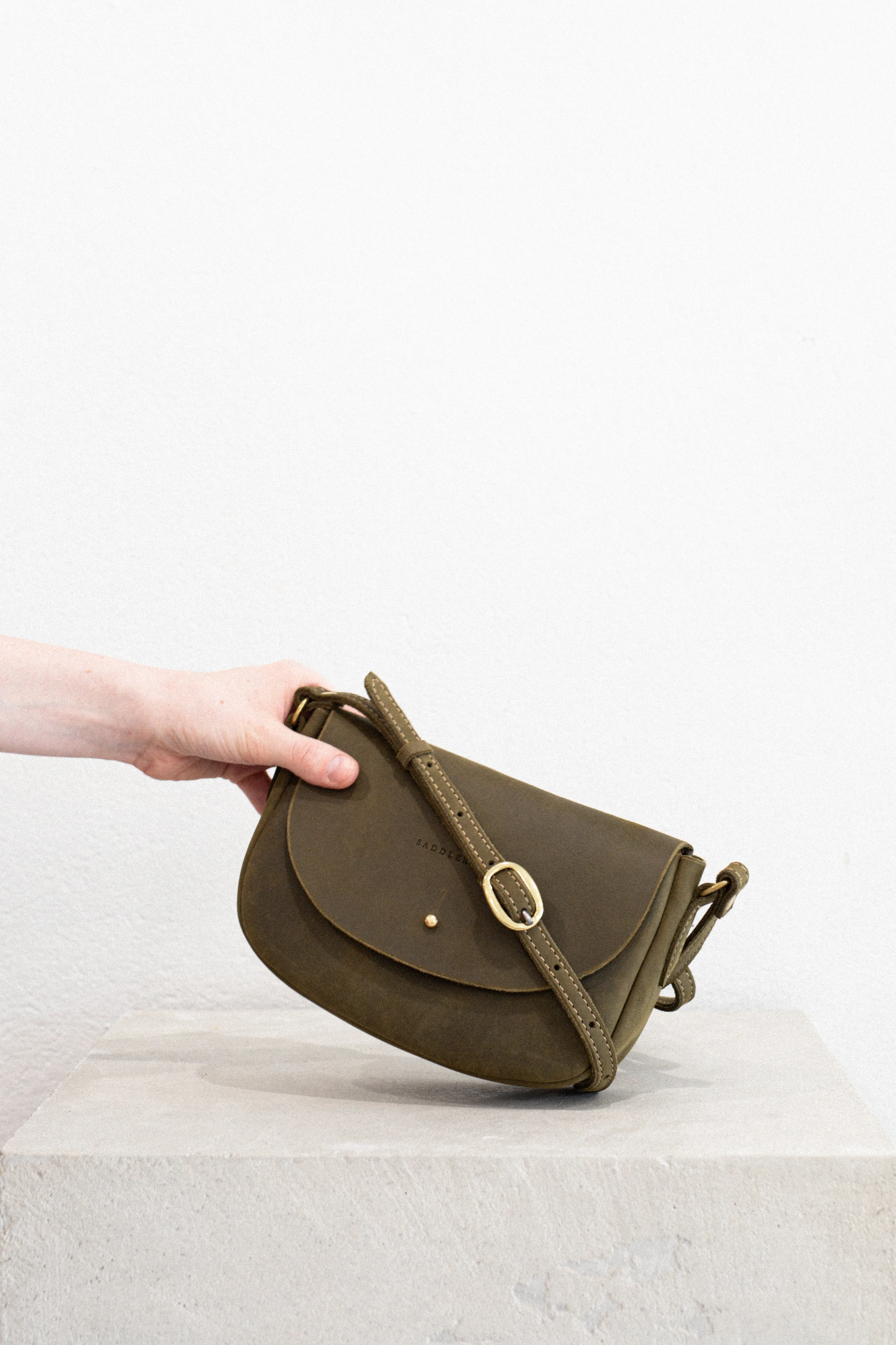 The Mini Saddle Bag in Moss | Special Edition
