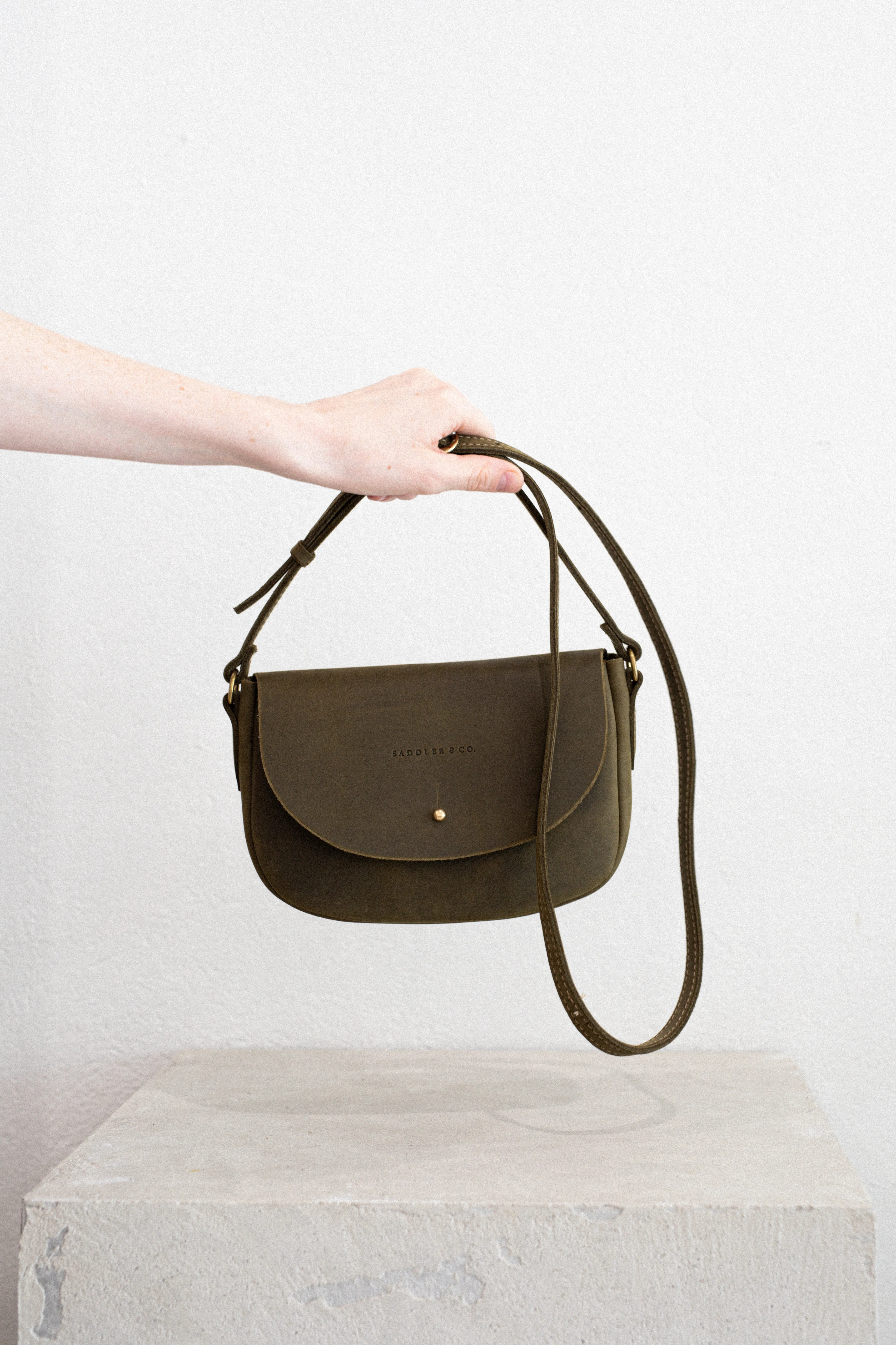 The Mini Saddle Bag in Moss | Special Edition