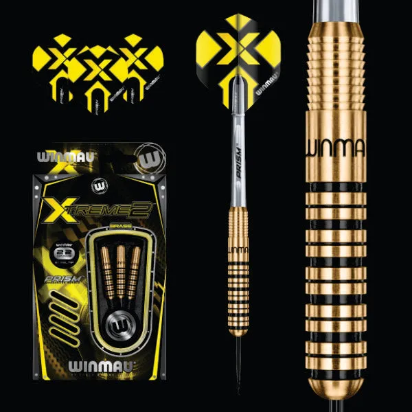 Winmau Extreme 2 Brass Darts 22 24 grams