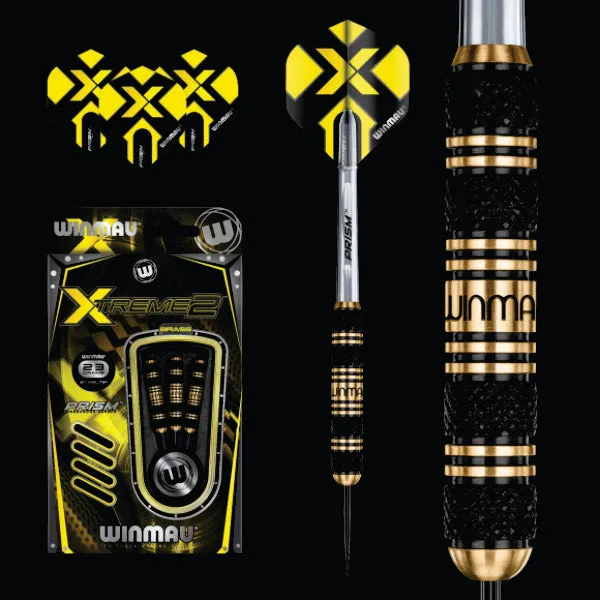 Winmau Extreme 2 Brass Darts 22 24 grams
