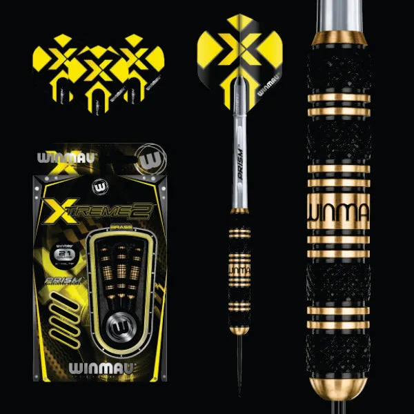 Winmau Extreme 2 Brass Darts 22 24 grams