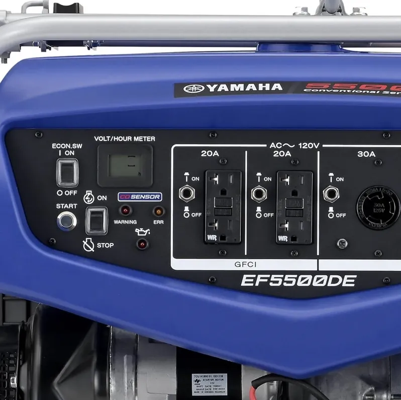 Yamaha EF5500DE 4500W/5500W Electric Start Gas Generator With CO Sensor New